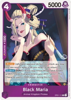 Black Maria (OP01 - 111) - Romance Dawn (Rare) [OP01 - 111] - TCG Shoppen TCG Shoppen One Piece Single