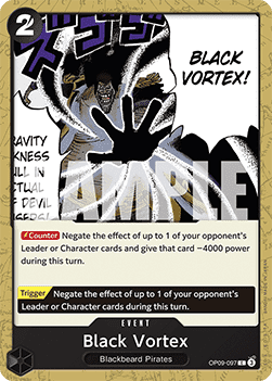 Black Vortex (OP09-097) - Emperors in the New World (Common) [OP09-097] - TCG Shoppen TCG Shoppen One Piece Single