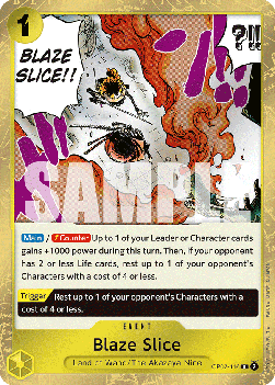 Blaze Slice (OP07-116) - 500 Years into the Future (Rare) [OP07-116] - TCG Shoppen TCG Shoppen One Piece Single