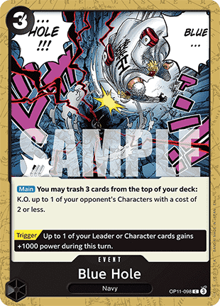 Blue Hole (OP11 - 098) - A Fist of Divine Speed (Common) [OP11 - 098] - TCG Shoppen TCG Shoppen One Piece Single