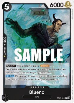 Blueno (OP03 - 090) - Pillars of Strength (Rare) [OP03 - 090] - TCG Shoppen TCG Shoppen One Piece Single