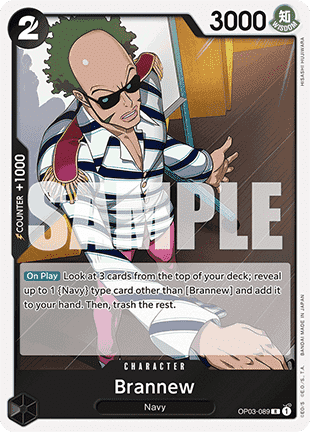 Brannew (OP03 - 089) (V.1) - The Best (Rare) [PRB01 - OP03 - 089] - TCG Shoppen TCG Shoppen One Piece Single