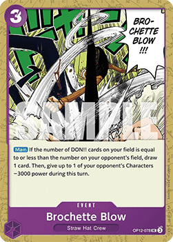 Brochette Blow (OP12 - 078) - Legacy of the Master (Uncommon) [OP12 - 078] - TCG Shoppen TCG Shoppen One Piece Single
