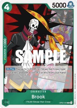Brook (OP02 - 040) - Paramount War (Rare) [OP02 - 040] - TCG Shoppen TCG Shoppen One Piece Single