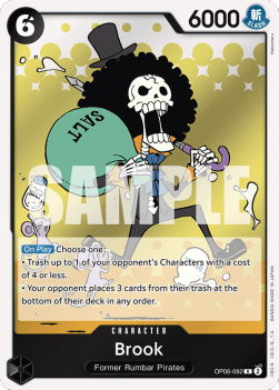 Brook (OP06-092) - Wings of the Captain (Rare) [OP06-092] - TCG Shoppen TCG Shoppen One Piece Single
