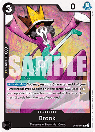 Brook (OP10-091) - Royal Blood (Common) [OP10-091] - TCG Shoppen TCG Shoppen One Piece Single