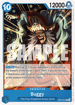 Buggy (OP09-051) - Starter Deck: Blue Buggy (Rare) [ST-25-OP09-051] - TCG Shoppen TCG Shoppen One Piece Single