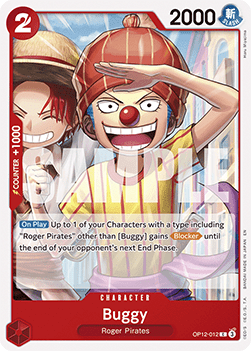 Buggy (OP12 - 012) - Legacy of the Master (Common) [OP12 - 012] - TCG Shoppen TCG Shoppen One Piece Single