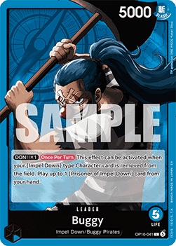 Buggy (OP16-041) (V.1) - The Time of Battle (Leader) [OP16-041] - TCG Shoppen TCG Shoppen One Piece Single