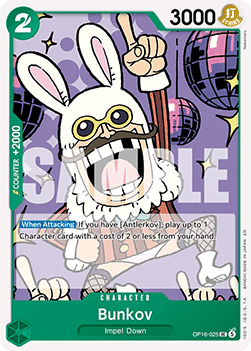 Bunkov (OP16-025) - The Time of Battle (Uncommon) [OP16-025] - TCG Shoppen TCG Shoppen One Piece Single
