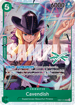 Cavendish (EB01-012) - Learn Together Deck Set 01 (Super Rare) [LD01-EB01-012] - TCG Shoppen TCG Shoppen One Piece Single