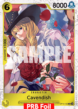 Cavendish (OP10-105) (V.2) - The Best Vol.2 (Common) [PRB02-OP10-105] - TCG Shoppen TCG Shoppen One Piece Single