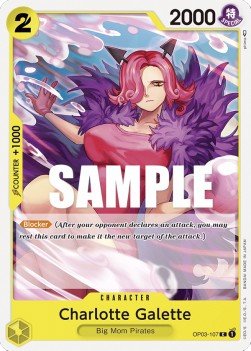 Charlotte Galette (OP03 - 107) - Pillars of Strength (Common) [OP03 - 107] - TCG Shoppen TCG Shoppen One Piece Single