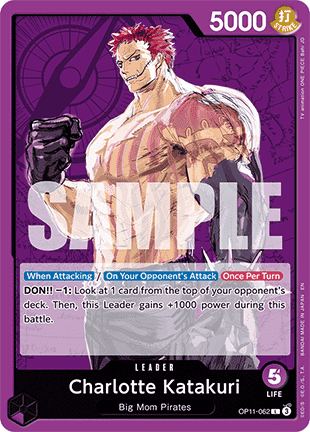 Charlotte Katakuri (OP11-062) (V.1) - A Fist of Divine Speed (Leader) [OP11-062] - TCG Shoppen TCG Shoppen One Piece Single