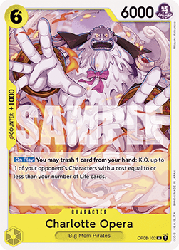 Charlotte Opera (OP08-102) - Two Legends (Uncommon) [OP08-102] - TCG Shoppen TCG Shoppen One Piece Single