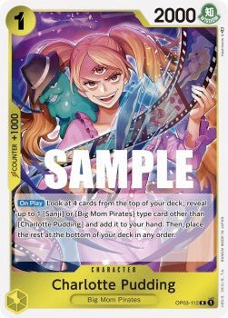 Charlotte Pudding (OP03-112) (V.1) - Pillars of Strength (Rare) [OP03-112] - TCG Shoppen TCG Shoppen One Piece Single