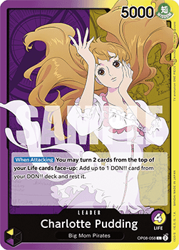 Charlotte Pudding (OP08-058) (V.1) - Two Legends (Leader) [OP08-058] - TCG Shoppen TCG Shoppen One Piece Single