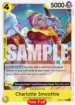 Charlotte Smoothie (OP03 - 110) - Starter Deck: Charlotte Katakuri (Rare) [ST - 20 - OP03 - 110] - TCG Shoppen TCG Shoppen One Piece Single