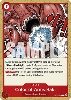 Color of Arms Haki (OP12 - 019) - Legacy of the Master (Common) [OP12 - 019] - TCG Shoppen TCG Shoppen One Piece Single