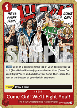 Come On!! We'll Fight You!! (OP09-020) - Starter Deck: Red Shanks (Rare) [ST-23-OP09-020] - TCG Shoppen TCG Shoppen One Piece Single