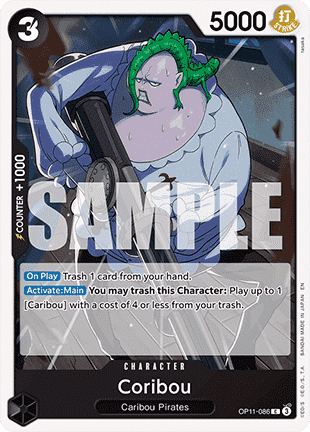 Coribou (OP11 - 086) - A Fist of Divine Speed (Common) [OP11 - 086] - TCG Shoppen TCG Shoppen One Piece Single