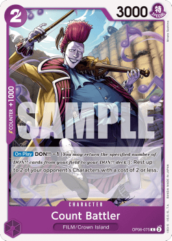 Count Battler (OP06-075) - Wings of the Captain (Common) [OP06-075] - TCG Shoppen TCG Shoppen One Piece Single
