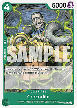 Crocodile (OP09-025) - Emperors in the New World (Uncommon) [OP09-025] - TCG Shoppen TCG Shoppen One Piece Single