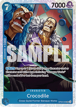 Crocodile (OP09-046) (V.1) - Emperors in the New World (Super Rare) [OP09-046] - TCG Shoppen TCG Shoppen One Piece Single