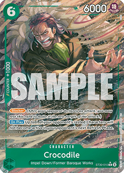 Crocodile (ST30-010) (V.2) - Starter Deck: EX Luffy & Ace (Alternate Art) [ST30-010] - TCG Shoppen TCG Shoppen One Piece Single