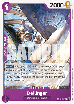 Dellinger (OP14-067) - The Azure Sea's Seven (Uncommon) [OP14-067] - TCG Shoppen TCG Shoppen One Piece Single