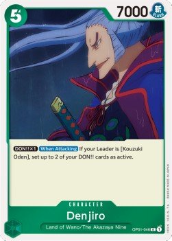 Denjiro (OP01 - 046) - Romance Dawn (Rare) [OP01 - 046] - TCG Shoppen TCG Shoppen One Piece Single