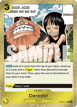 Dereshi! (OP09-117) - Emperors in the New World (Rare) [OP09-117] - TCG Shoppen TCG Shoppen One Piece Single