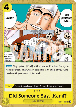 Did Someone Say...Kami? (EB01-060) - Memorial Collection (Common) [EB01-060] - TCG Shoppen TCG Shoppen One Piece Single