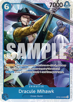 Dracule Mihawk (OP09-048) (V.1) - Emperors in the New World (Super Rare) [OP09-048] - TCG Shoppen TCG Shoppen One Piece Single