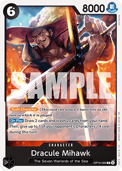 Dracule Mihawk (OP16-089) - The Time of Battle (Common) [OP16-089] - TCG Shoppen TCG Shoppen One Piece Single