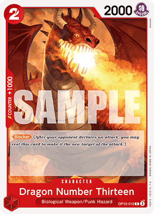 Dragon Number Thirteen (OP10-012) - Royal Blood (Common) [OP10-012] - TCG Shoppen TCG Shoppen One Piece Single