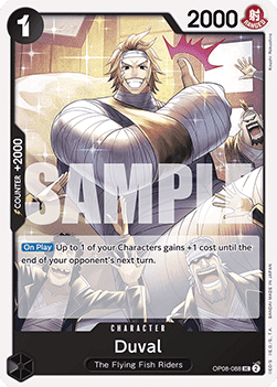 Duval (OP08-088) - Two Legends (Uncommon) [OP08-088] - TCG Shoppen TCG Shoppen One Piece Single