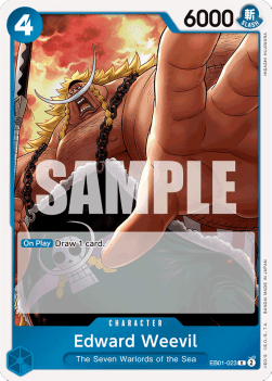 Edward Weevil (EB01-023) - Memorial Collection (Rare) [EB01-023] - TCG Shoppen TCG Shoppen One Piece Single