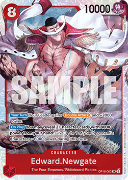 Edward.Newgate (OP16-003) (V.1) - The Time of Battle (Super Rare) [OP16-003] - TCG Shoppen TCG Shoppen One Piece Single