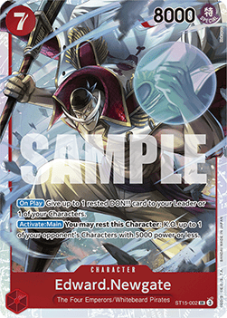 Edward.Newgate (ST15-002) - Starter Deck: Edward.Newgate (Super Rare) [ST-15-002] - TCG Shoppen TCG Shoppen One Piece Single