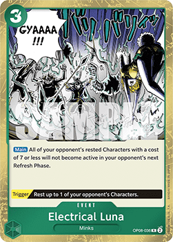 Electrical Luna (OP08-036) - Two Legends (Rare) [OP08-036] - TCG Shoppen TCG Shoppen One Piece Single