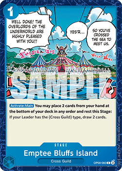 Emptee Bluffs Island (OP09-060) - Emperors in the New World (Common) [OP09-060] - TCG Shoppen TCG Shoppen One Piece Single