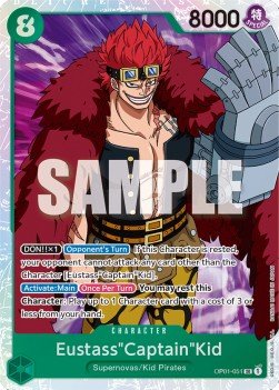Eustass"Captain"Kid (OP01 - 051) (V.1) - Romance Dawn (Super Rare) [OP01 - 051] - TCG Shoppen TCG Shoppen One Piece Single