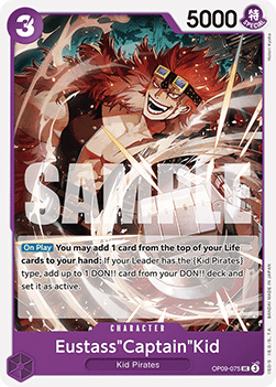 Eustass"Captain"Kid (OP09-075) - Emperors in the New World (Uncommon) [OP09-075] - TCG Shoppen TCG Shoppen One Piece Single
