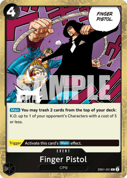 Finger Pistol (EB01-051) - Memorial Collection (Rare) [EB01-051] - TCG Shoppen TCG Shoppen One Piece Single