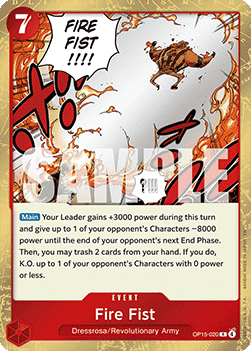 Fire Fist (OP15-020) - Adventure on Kami’s Island (Rare) [OP15-020] - TCG Shoppen TCG Shoppen One Piece Single