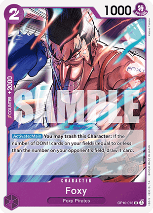 Foxy (OP10-075) - Royal Blood (Uncommon) [OP10-075] - TCG Shoppen TCG Shoppen One Piece Single