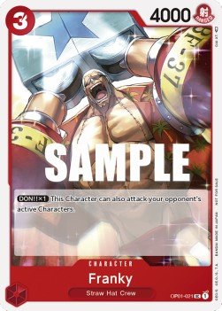Franky (OP01 - 021) (V.1) - Unnumbered Promos (Uncommon) [UP - 021] - TCG Shoppen TCG Shoppen One Piece Single