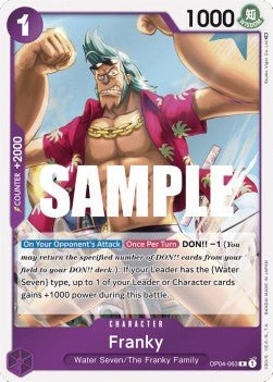 Franky (OP04-063) - Kingdoms of Intrigue (Rare) [OP04-063] - TCG Shoppen TCG Shoppen One Piece Single