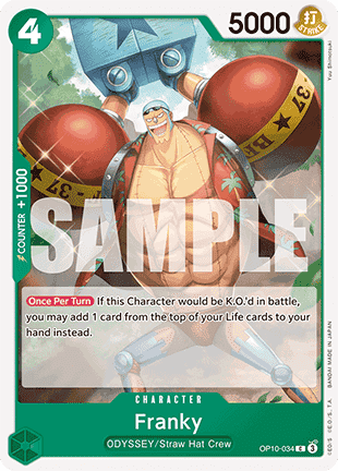 Franky (OP10-034) - Royal Blood (Common) [OP10-034] - TCG Shoppen TCG Shoppen One Piece Single